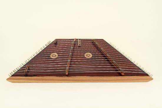 Zebrawood Endrails, Rosewood Bridges, Brown Stain Top